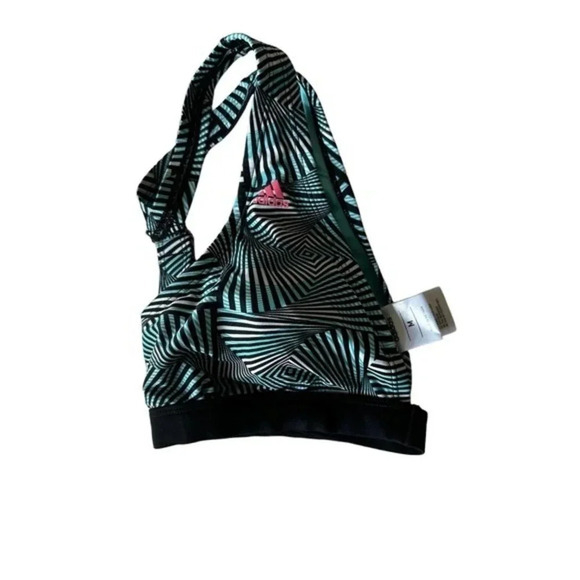 adidas Black Vortex V-Back Bikini Top Size M‎ - Picture 6 of 6